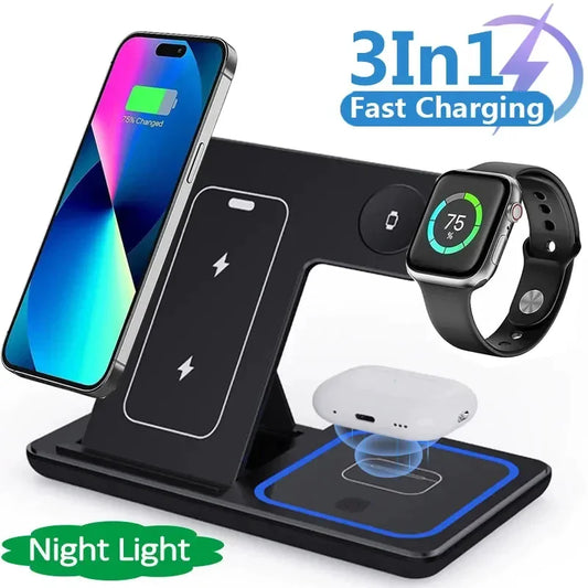 3-in-1 Magnetic Wireless Charging Dock