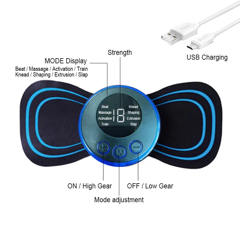 SmartPulse™ Mini Electric Neck & Shoulder MassagerMassager Tool